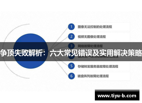 争顶失败解析：六大常见错误及实用解决策略