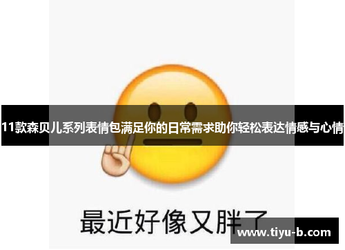 11款森贝儿系列表情包满足你的日常需求助你轻松表达情感与心情